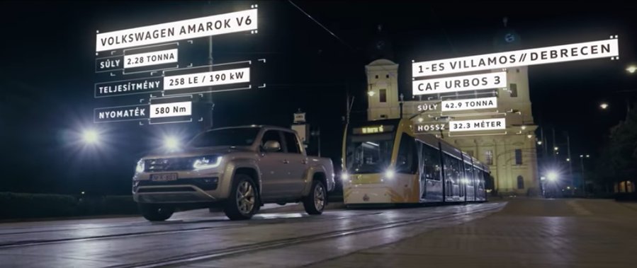 Watch VW Amarok Put Its V6 Tdi To Work By Pulling Tram