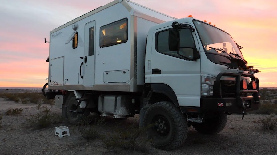 This Mitsubishi Fuso Camper Is a Tiny Home With Four-Wheel Drive