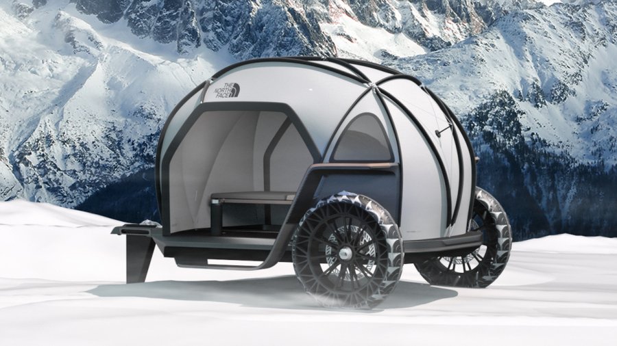 BMW Designworks and North Face design a rugged, lightweight camper