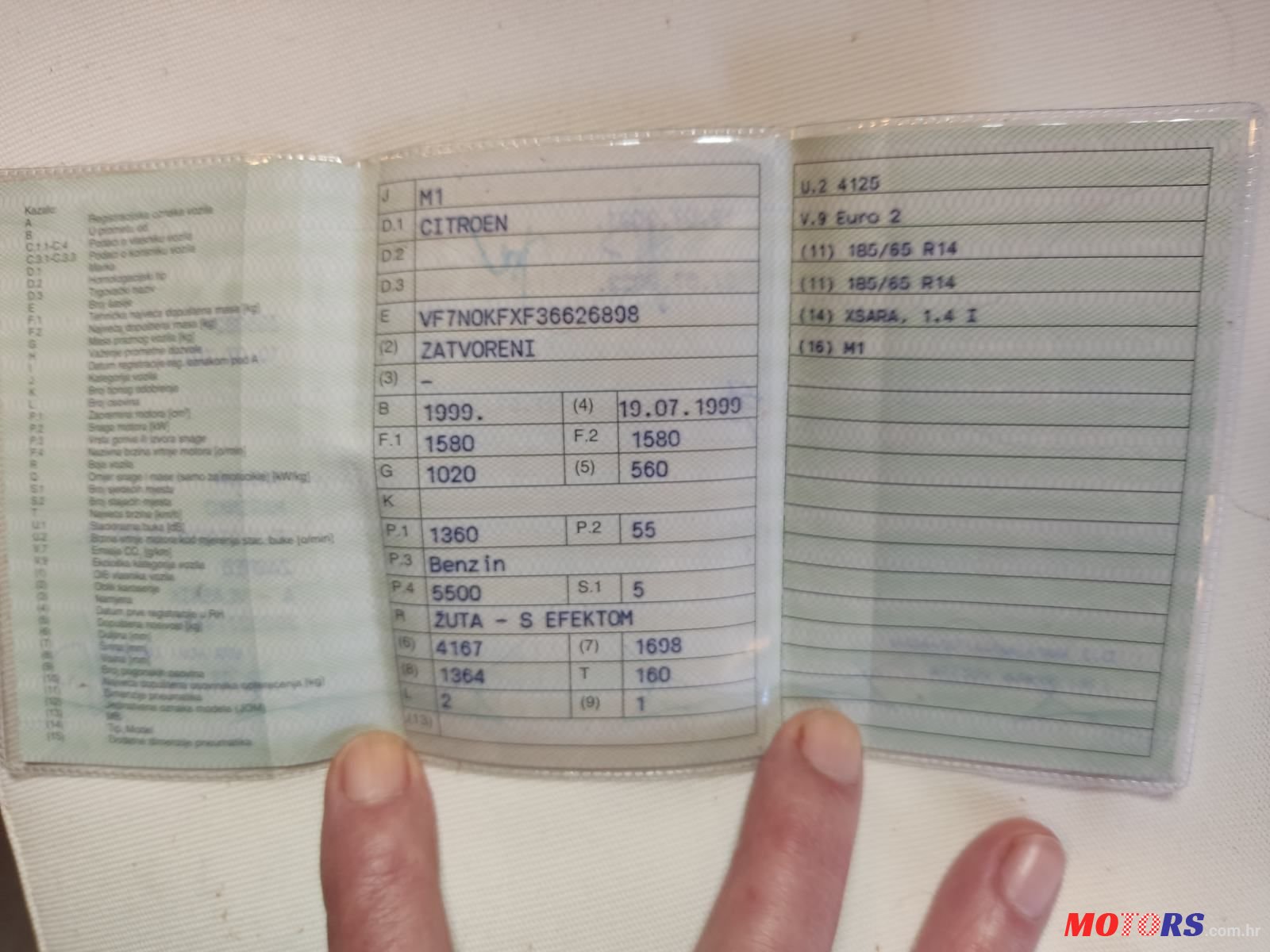 1999' Citroen Xsara 1,4 I photo #1