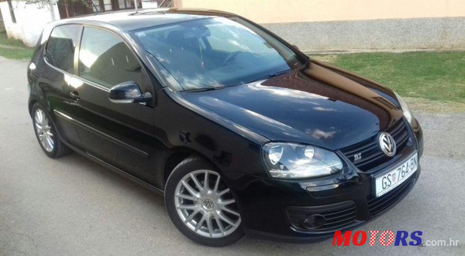 2008' Volkswagen Golf V Gt Sport 1,9 Tdi photo #1