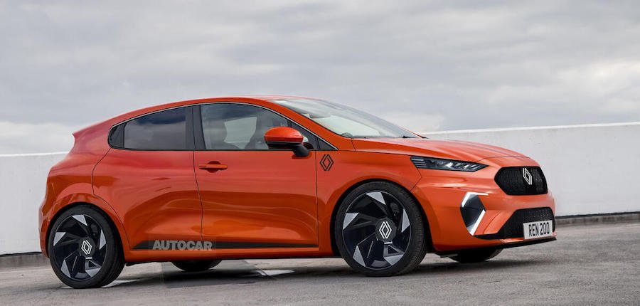 Renault Clio render by Autocar