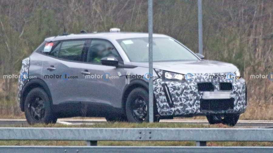 Peugeot 2008 Crossover Hides Redesigned Face In New Spy Photos
