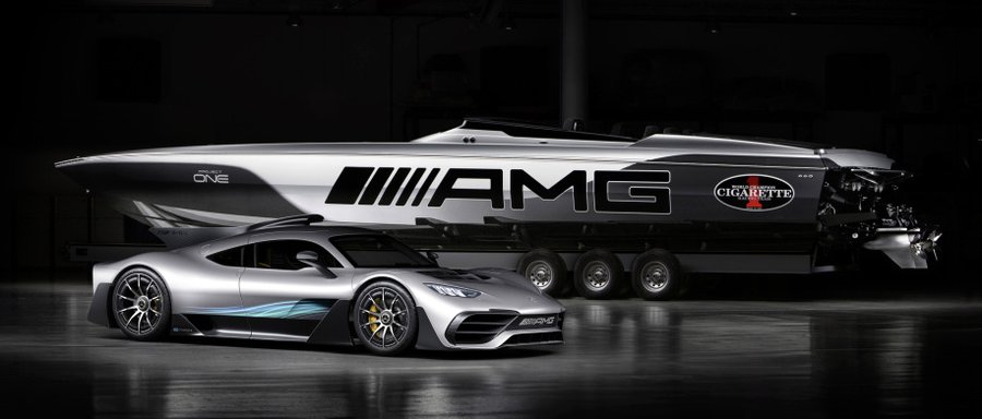 AMG-Inspired Cigarette Racing 515 Project One Goes 140 MPH On Water