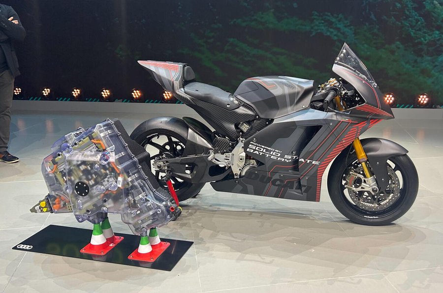 This All-Electric Ducati Has a Solid-State Battery, a Volkswagen Group First