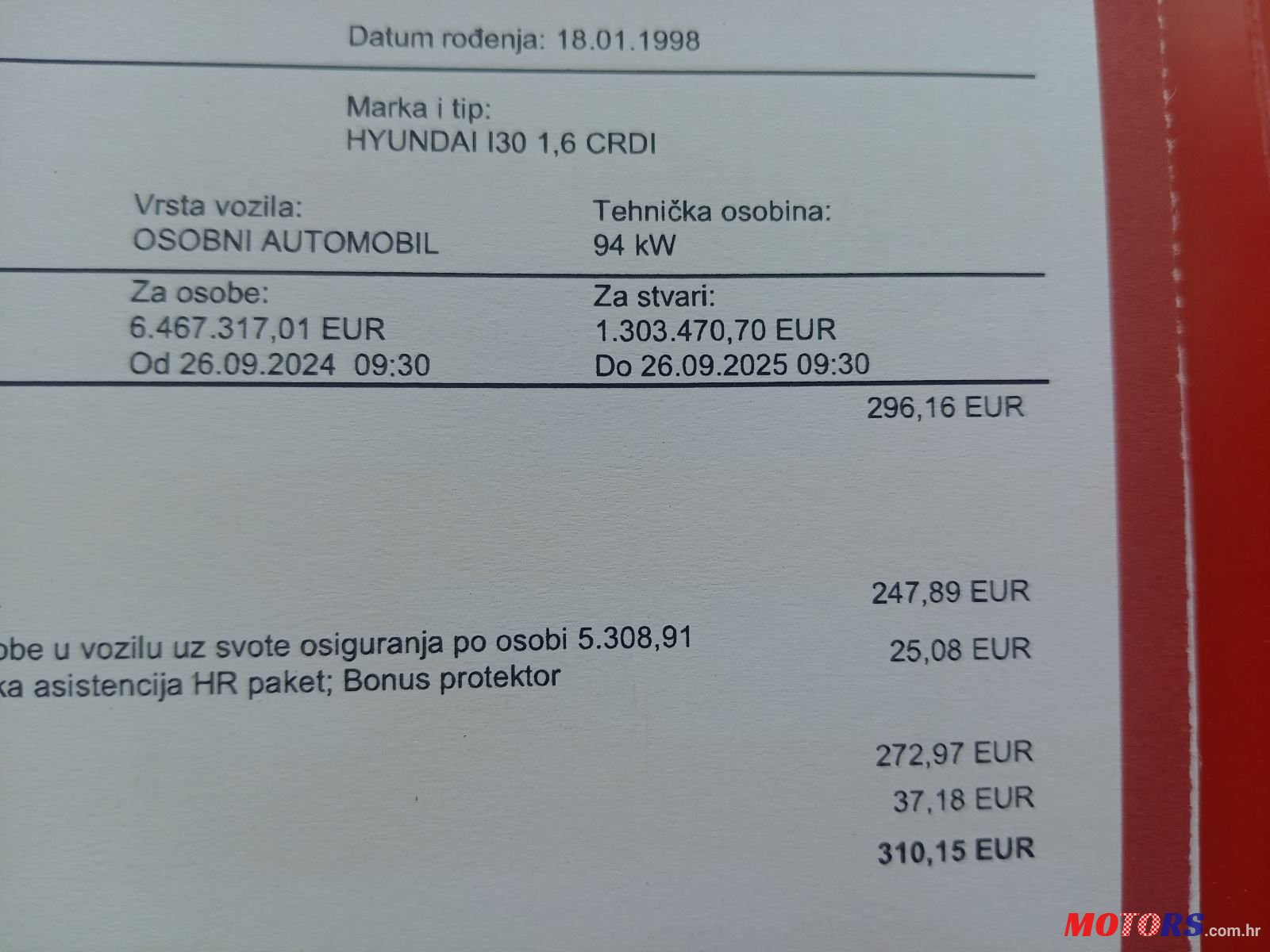 2009' Hyundai i30 1,6 Crdi photo #6